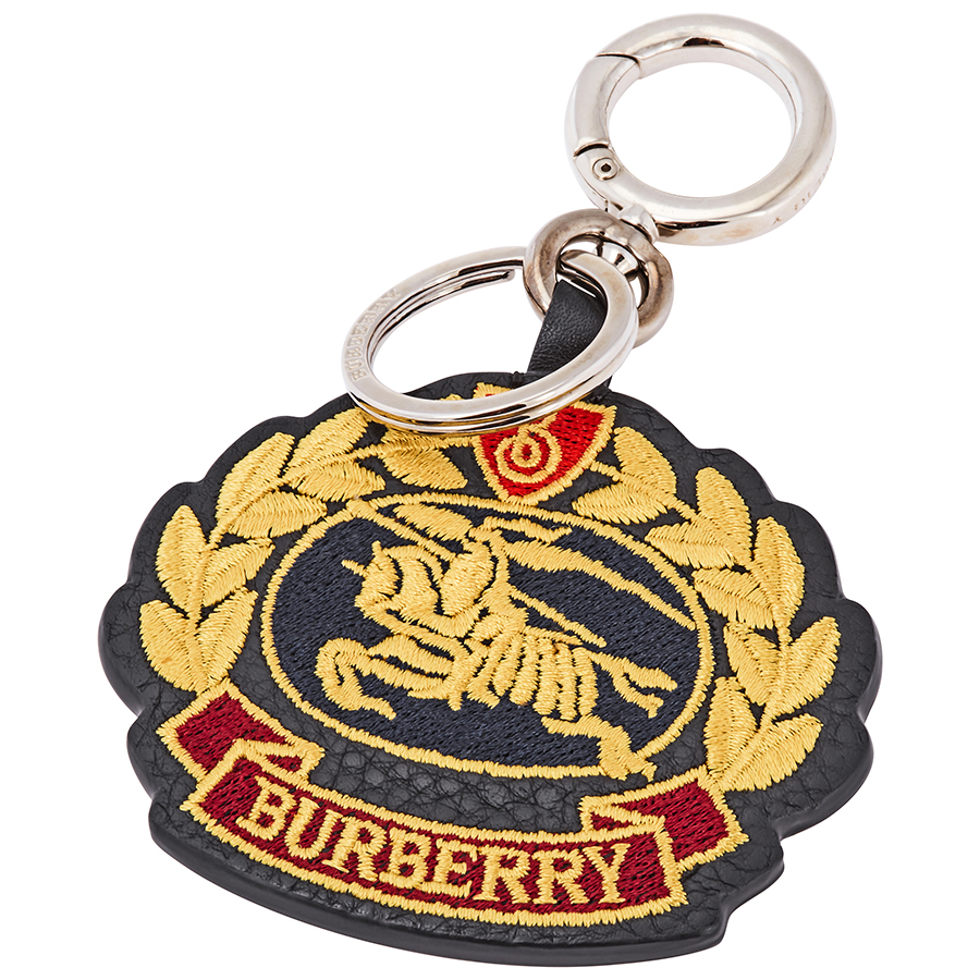 Burberry Blush Pink Multi Derek Bird Studded Key/Bag Charm 8000128