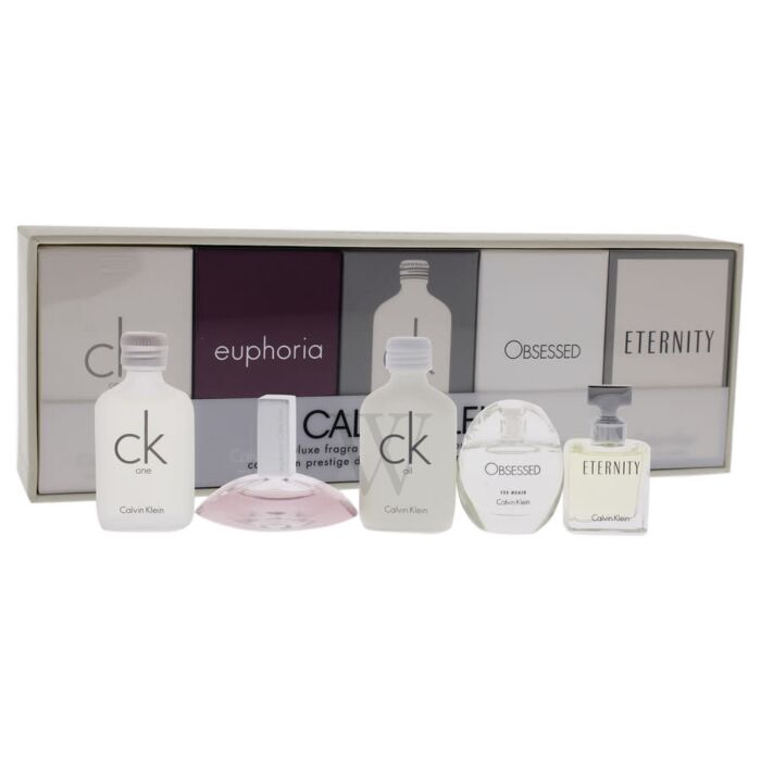 Calvin Klein Ladies Calvin Klein Deluxe Fragrance Travel Collection Gift Set  Fragrances 3614224932640 | World of Watches