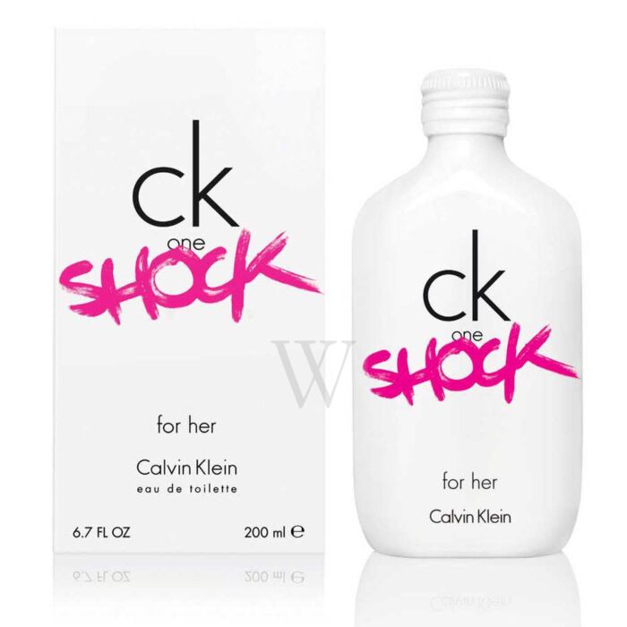 Womens Ck One Shock by Calvin Klein EDT Spray 6.7 oz (200 ml) by Calvin Klein 3607342401860 | World of