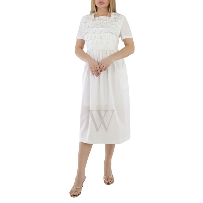 kalender underkjole tillykke Comme Des Garcons Girl White Ruffled Cotton-poplin Dress | World of Watches