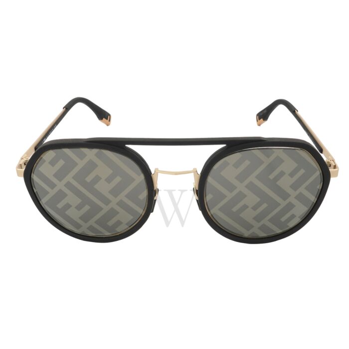 Fendi 51 mm Black;Gold Sunglasses