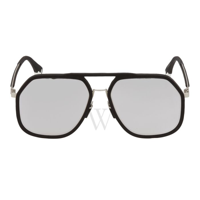 Fendi 55 mm Matte Black Sunglasses