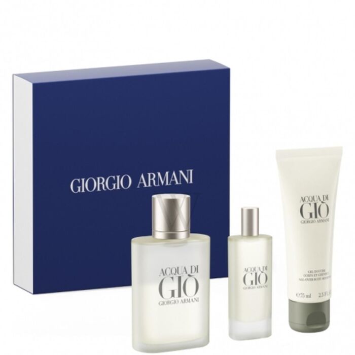 Giorgio Armani Men's Acqua Di Gio 3pc Gift Set Fragrances 3614273951302