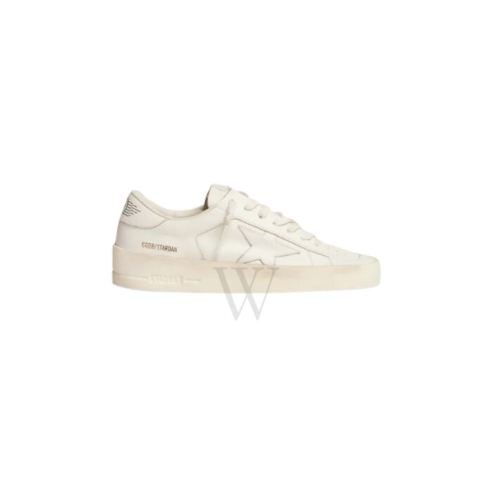 Golden Goose Stardan Sneakers In Total White Leather | World of Watches