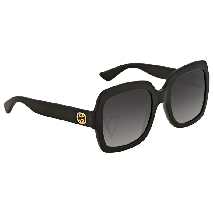 Womens 54 mm Black Sunglasses from Gucci 889652048901 | World of Watches