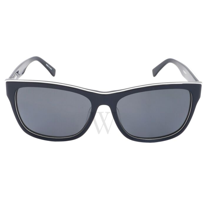 Lacoste 55 mm Blue;White Sunglasses