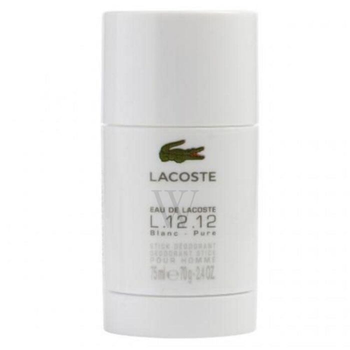 Lacoste Men's L.12.12 Blanc Stick 2.5 oz Bath & Body 737052978420 | World of Watches