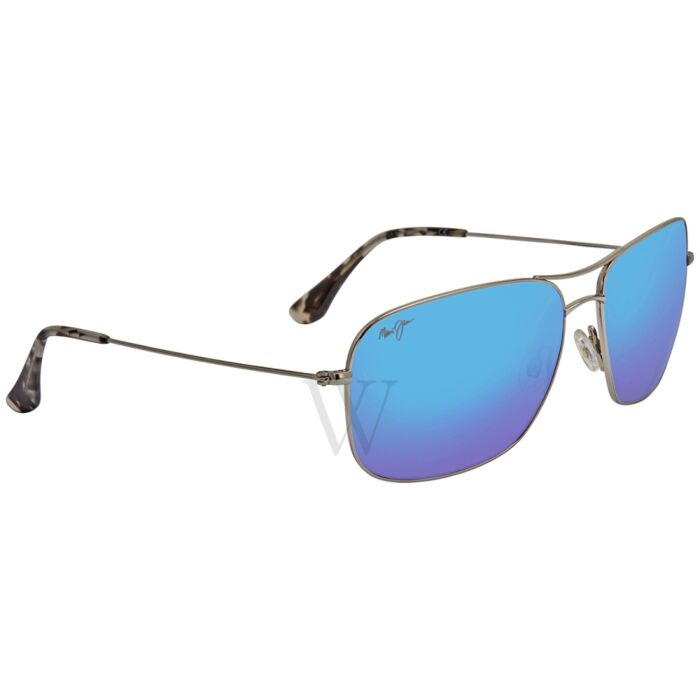Maui Jim Breezeway 63 mm Silver Sunglasses | World of