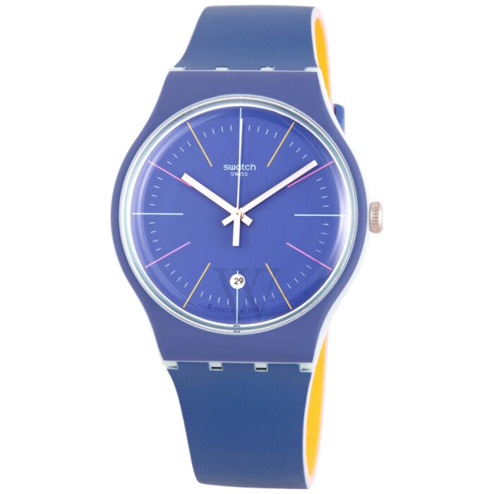 Men's Blue Layered Silicone Blue Dial Watch | World of Watches