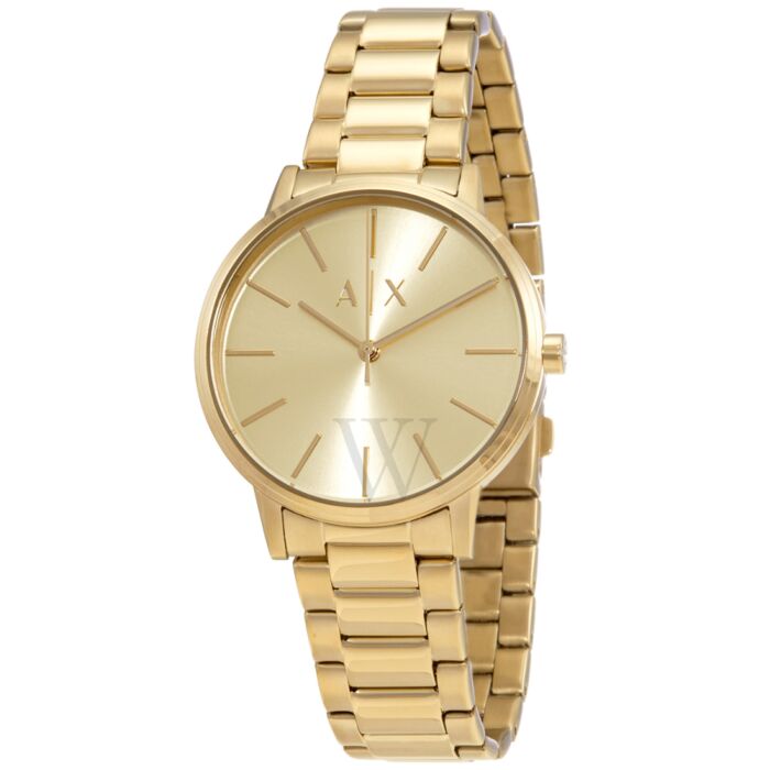 Men's Cayde Stainless Steel Gold-tone Dial Watch | World of Watches