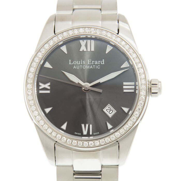 Louis Erard Romance 33 mm Watch in Silver Dial