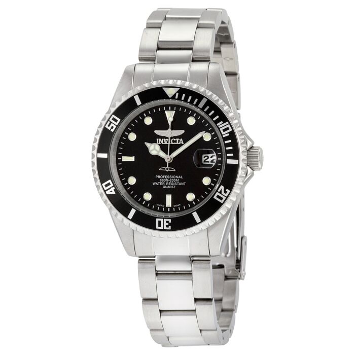 Men's Pro Diver Stainless Steel Black Dial | World of Watches