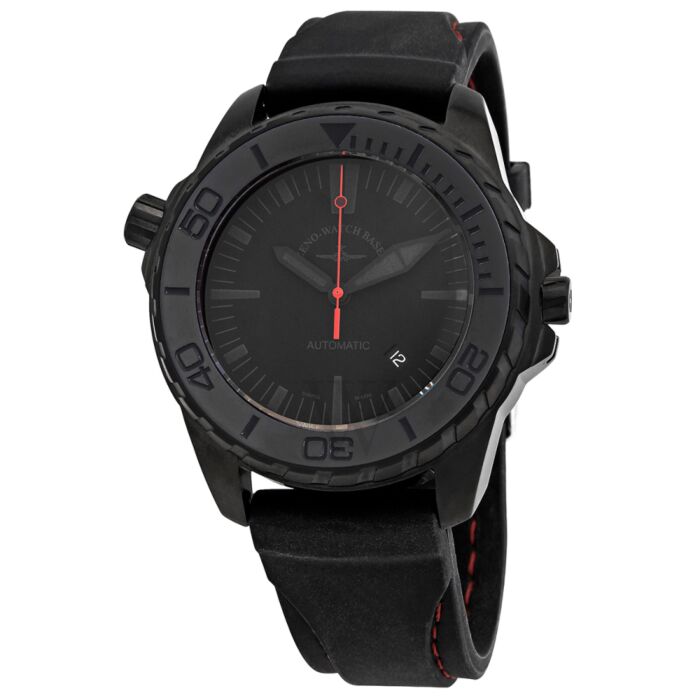 Men's Professional Diver Rubber Black Dial Watch | World of Watches