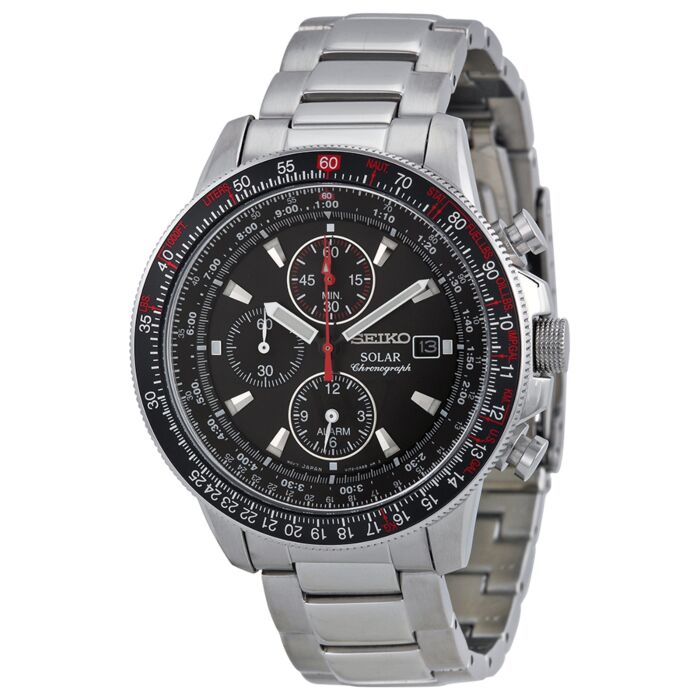 Men's Prospex Chronograph Stainless Steel Black Dial | World of Watches