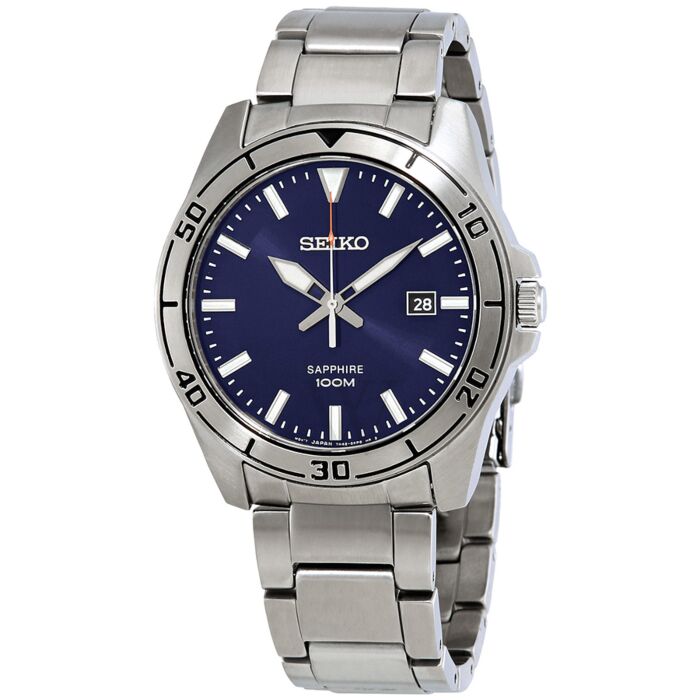 Men's Sapphire Glass Stainless Steel Blue Dial | World of Watches