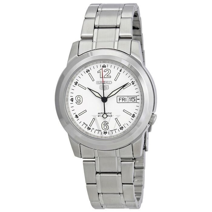 Men's Seiko Automatic White Dial Stainless Steel | World of Watches