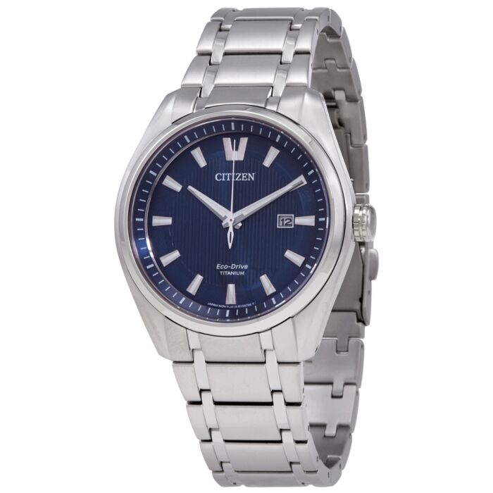 Men\'s Super Titanium Titanium Blue Dial Watch | World of Watches