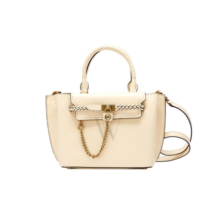  MICHAEL Michael Kors Brooklyn Small Leather Satchel - Soft Pink  : Clothing, Shoes & Jewelry