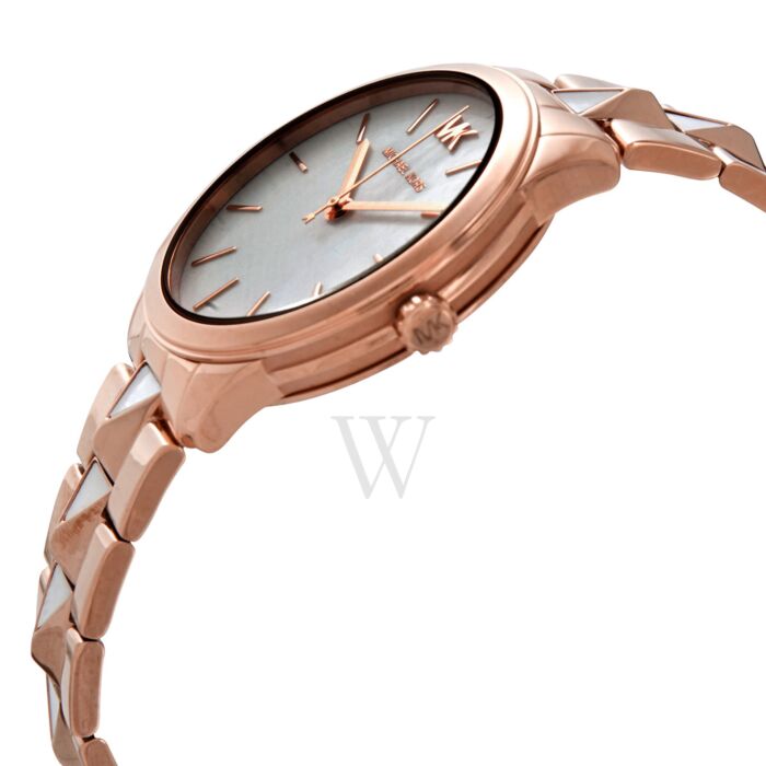 Women's Mercer Stainless Steel with Mother Accents Mother of Pearl Dial Watch | World Watches