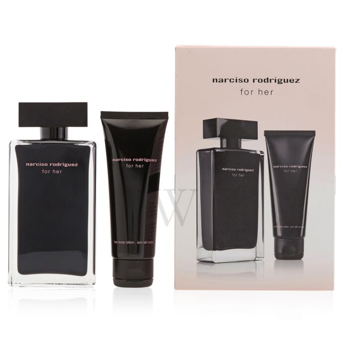 EDT | by Lotion Rodriguez 2.5oz World for 2 3.3oz Spray, Pc Women Set Gift of Body - Watches Narciso Rodriguez Narciso