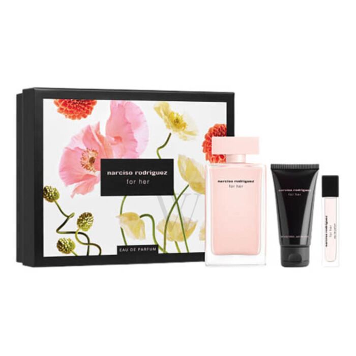 Narciso Rodriguez Ladies For Her Gift Set Fragrances 3423222092689 | World  of Watches