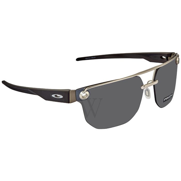 Oakley Chrystl 60 mm Satin Chrome Sunglasses | World of Watches