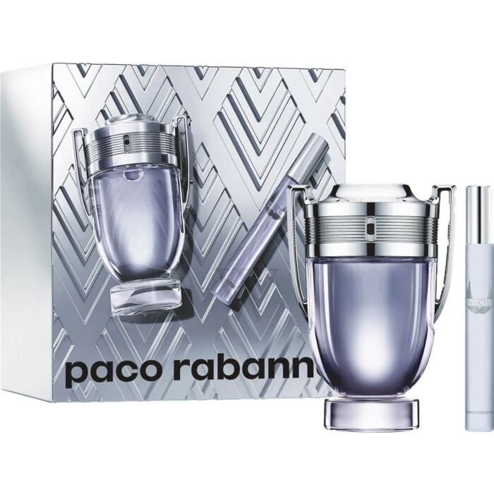 Paco Rabanne Men's Invictus Gift Set Fragrances 3349668613366 | World ...