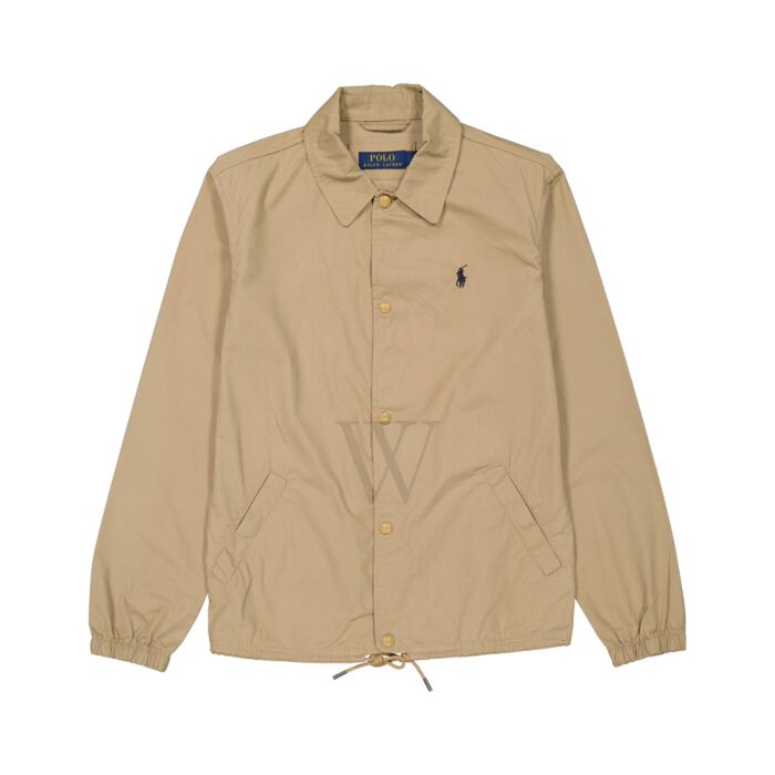 Polo Ralph Lauren Men's Luxury Bge Cotton Coach Jacket
