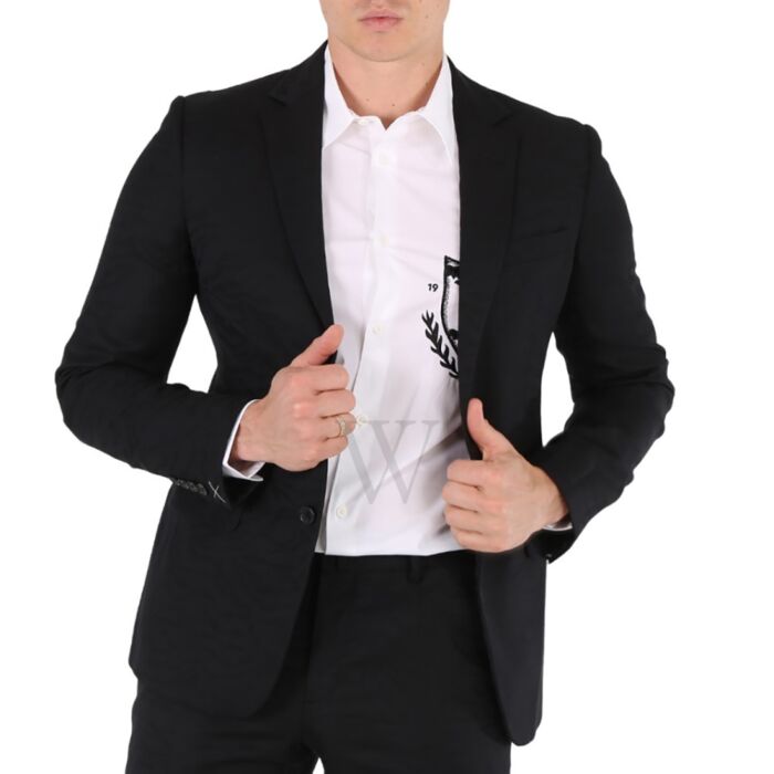 Roberto Cavalli Men's Black Wool-Blend 2 Pc Suit | World of Watches