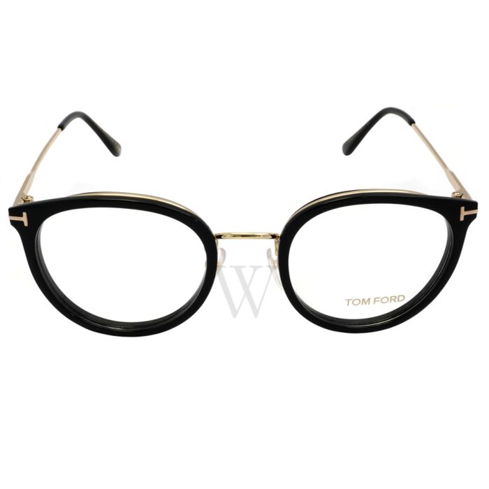 Tom Ford 51 mm Black/Gold Eyeglass Frames | World of Watches