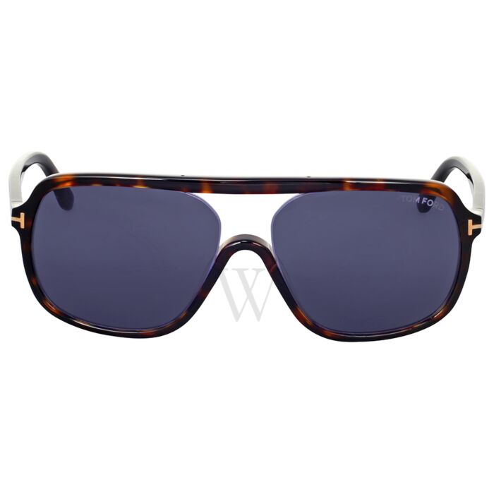 Tom Ford Sunglasses FT0442/S 52V Robert Havana Blue