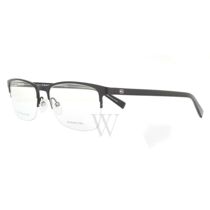 Tommy Hilfiger 53 mm Matte Black Eyeglass Frames | World of Watches
