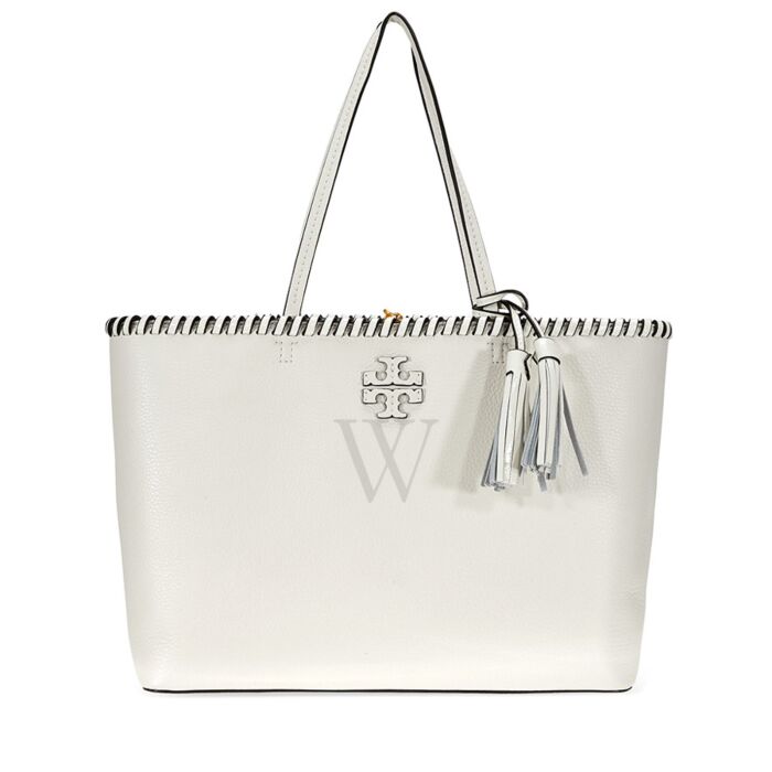 Tory Burch McGraw White Tote | World of Watches