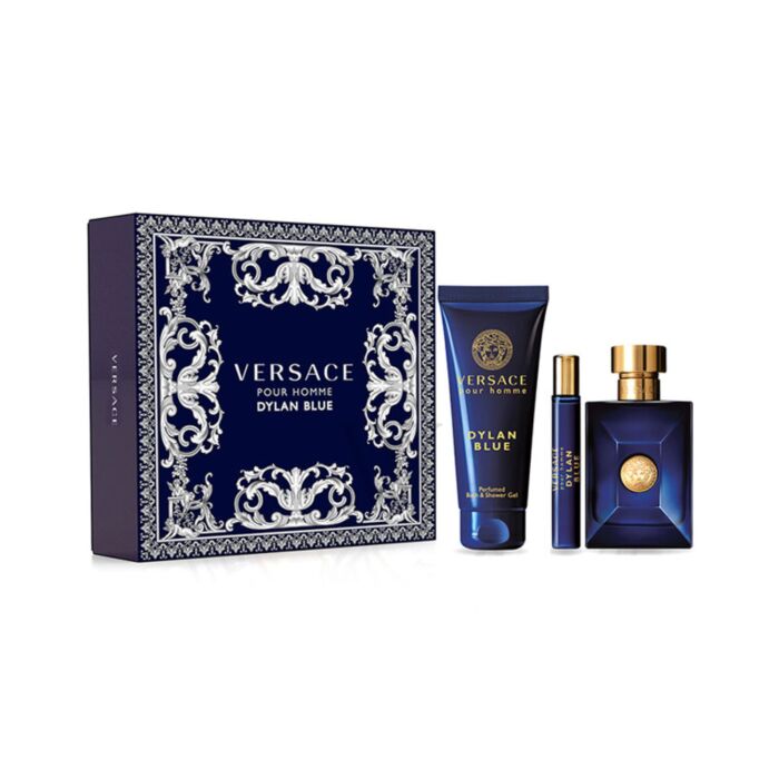 Versace Pour Homme Dylan Blue by Versace - Gift Set -- 2 piece Travel Set  includes 1.7 oz Eau de Toilette Spray + 3.4 oz Shower Gel - für Männer