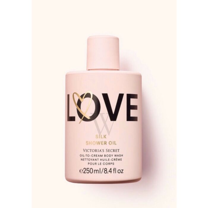 Victoria's Secret Love Silk Shower Oil to Cream Body Wash 8.4 oz