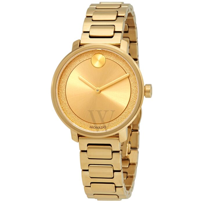 Women's Bold Stainless Steel Pale Gold-Tone Dial | World of Watches