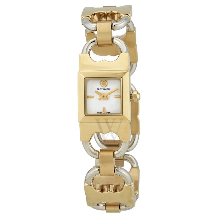 Women's Double-T Link Stainless Steel Beige Dial | World of Watches