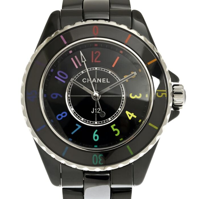 Women's J12 Electro Ceramic Black Dial Watch