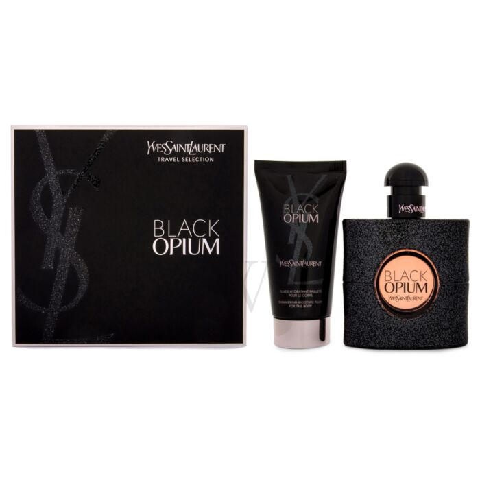 Yves Saint Laurent Black Opium Eau De Parfum & Lipstick Gift Set