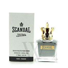 Jean Paul Gaultier Men's Scandal Pour Homme EDT 3.4 oz (Tester) Fragrances  8435415051828
