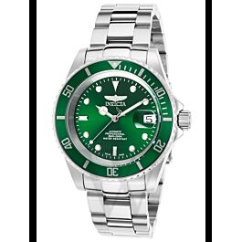 Garanti min skinke Men's Pro Diver Stainless Steel Green Dial Watch | Invicta 18505 | World of  Watches