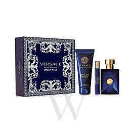 Versace Men's Dylan Blue Gift Set Fragrances 8011003879373