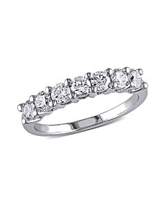 1 CT  Diamond TW Fashion Ring  14k White Gold GH SI