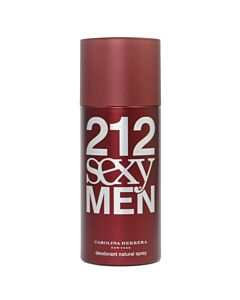 212 Sexy Men / Carolina Herrera Deodorant Spray 5.0 oz (150 ml) (m)