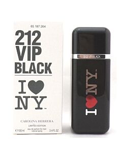 212 Vip Black Men / Carolina Herrera EDP Spray Limited Edition Tester 3.4 oz (M) 8411061056639