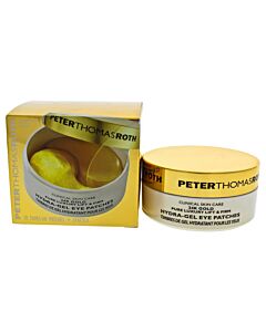 24K Gold Pure Luxury Lift & Firm Hydra-Gel Eye Patches by Peter Thomas Roth for Women - 60 Pc Patches + Spatula Eye Patches
