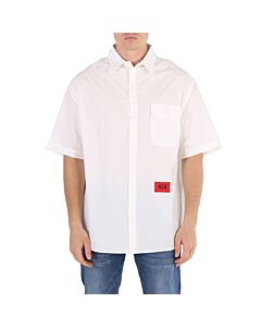 424 Men's Short Sleeve Logo Cotton Shirt