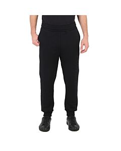 A Cold Wall Men's Black Logo-Embroidered Cotton Track Pants, Size Medium