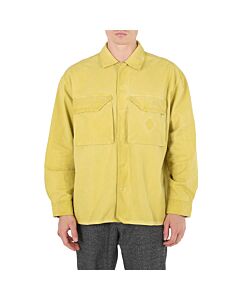 A Cold Wall Men's Cadmium Embroidered-logo Cotton Overshirt