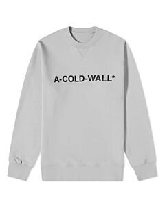 A Cold Wall Men's Mid Grey Essential Logo Crew Sweater